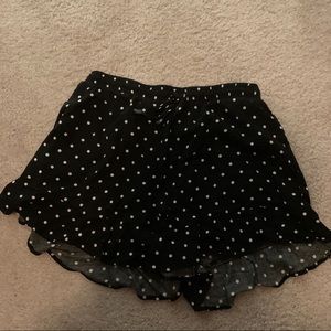 Polka Dot Ruffle Shorts